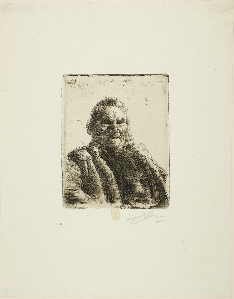 Zorn - Old Soldier (“Prinsen”), 1913.1108
