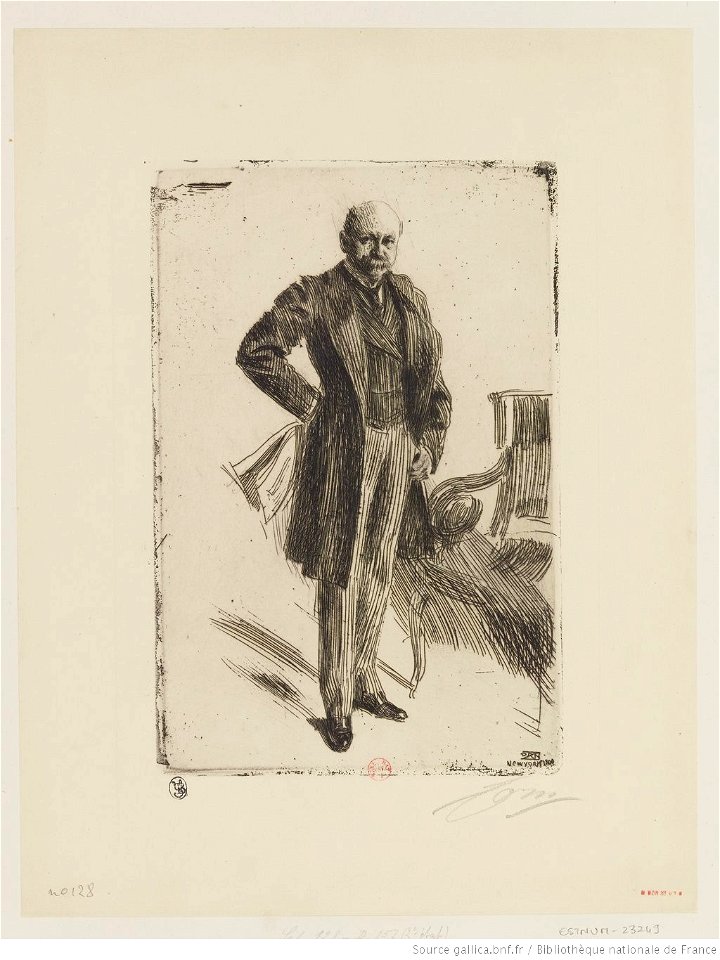 Zorn - Colonel Lamont, en pied, btv1b10522925t