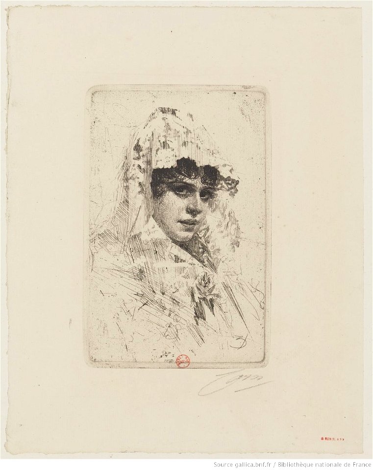 Zorn - Espagnole, 3e état, btv1b105228297