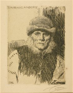 Zorn - Dalecarlian Peasant (Lavards Anders), 1950.1290