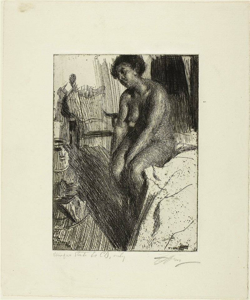 Zorn - Sitting Negress, 1927.1935