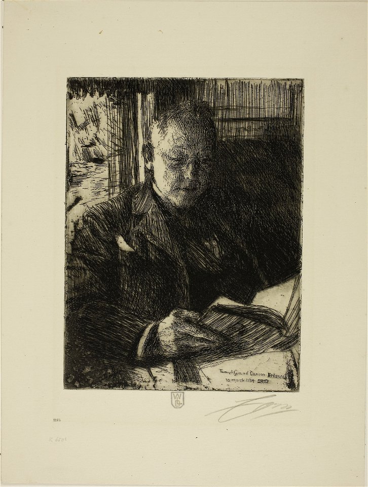 Zorn - Travelling Companion (Mr. Ch. Deering), 1913.1059