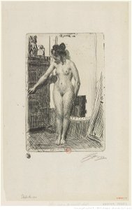 Zorn - Devant le poêle, 4e état, btv1b105229016