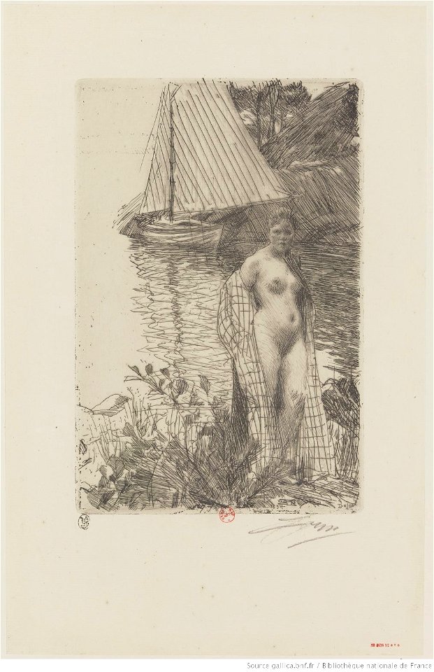 Zorn - Mon modèle et mon bateau, 4e état, btv1b10522779x