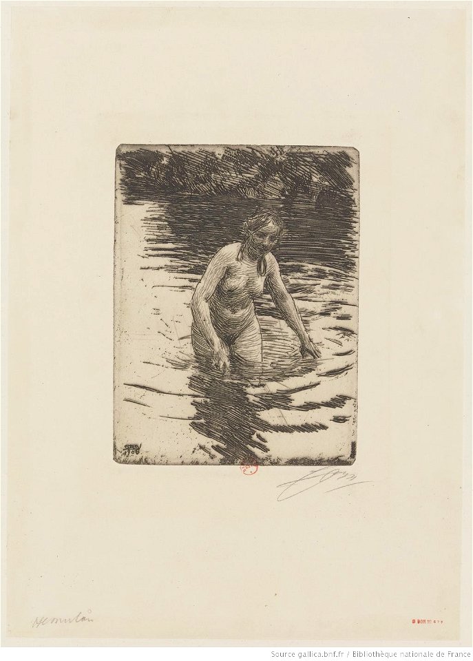Zorn - Hemula, grande planche, 1er état, btv1b10522769h