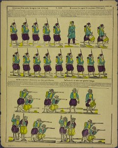 Zouaven (Fransche troepen van Afrika)-Catchpenny print-Borms 0254