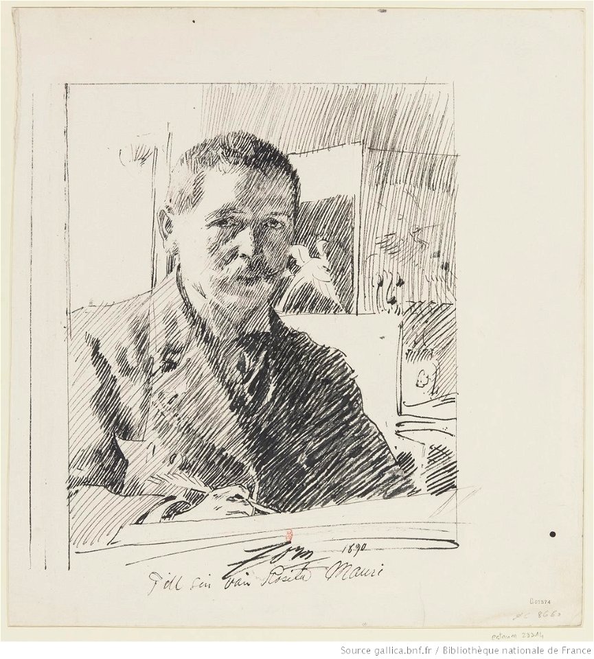 Zorn - Portrait de Zorn par lui-même, btv1b10522740n
