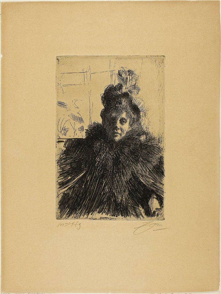 Zorn - Gerda Hagborg III, 1927.1875