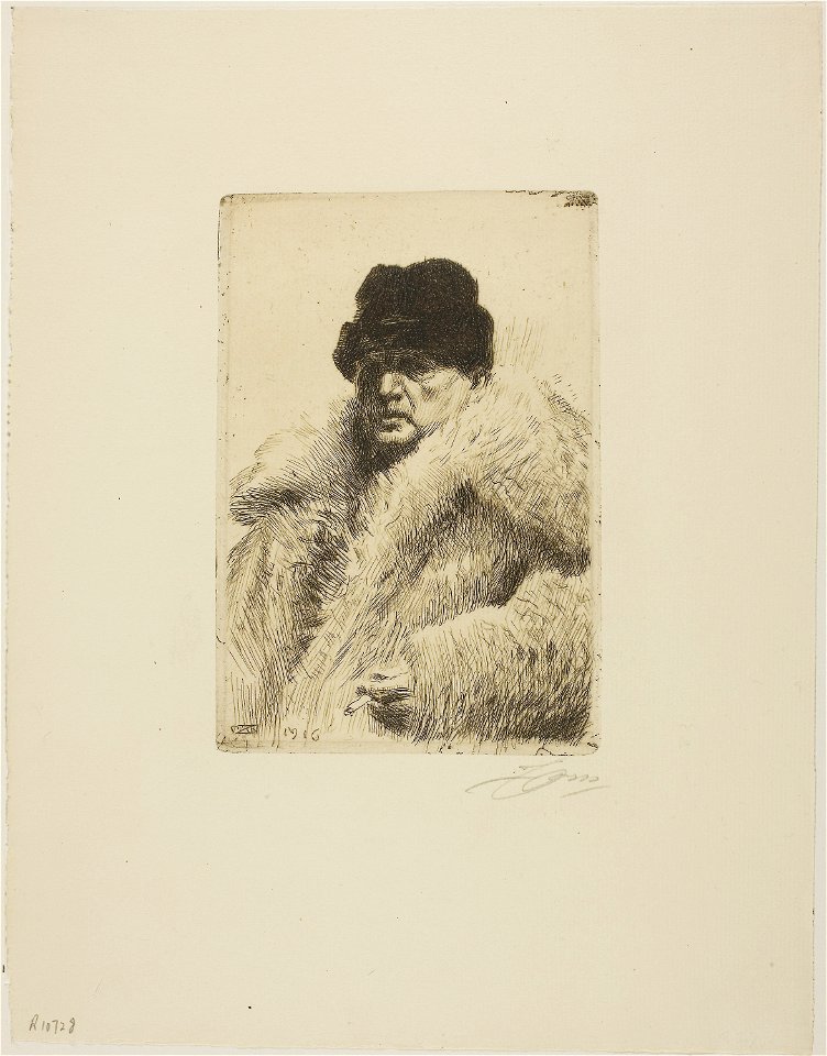 Zorn - Self-Portrait 1916, 1927.2066