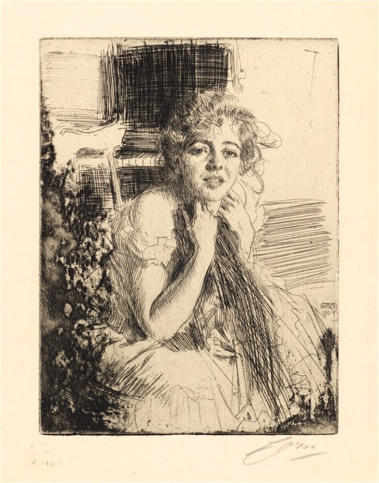 Zorn - Miss Emma Rassmussen, NMG 1551906
