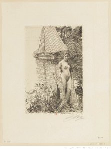 Zorn - Mon modèle et mon bateau, 4ème état, btv1b105228062