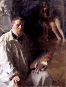 Självporträtt av Anders Zorn 1896