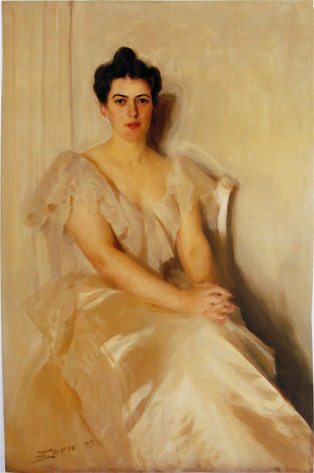 Zorn-Motstaende side Mrs Frances Cleveland