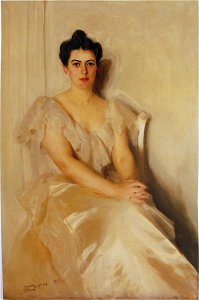 Zorn-Motstaende side Mrs Frances Cleveland