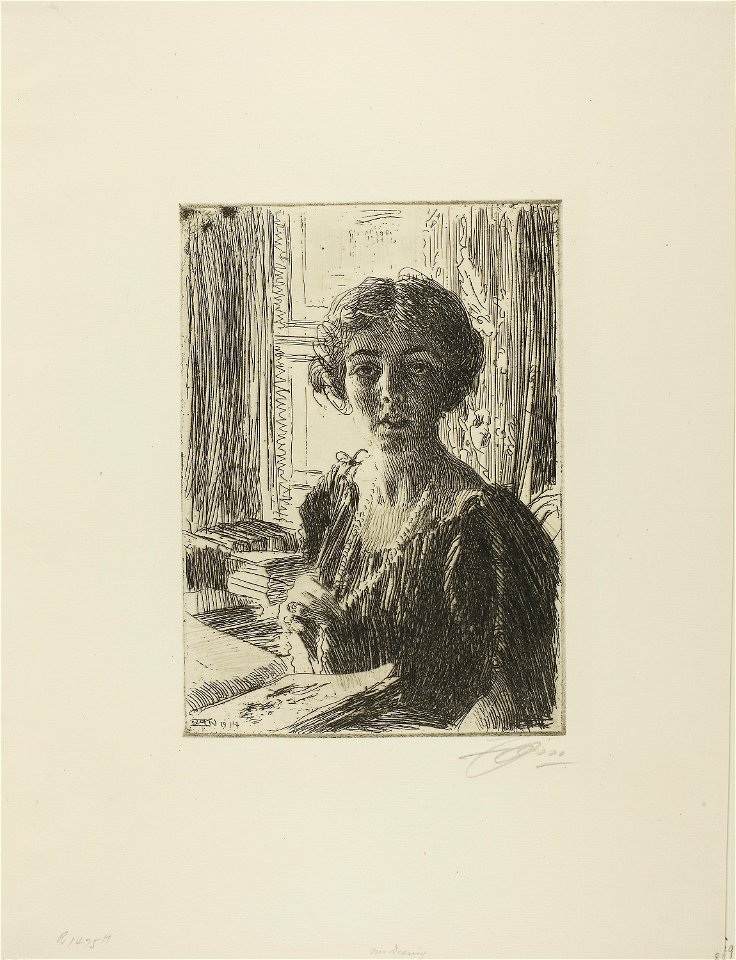 Zorn - The Crown-Princess Margaret of Sweden, 1927.2045
