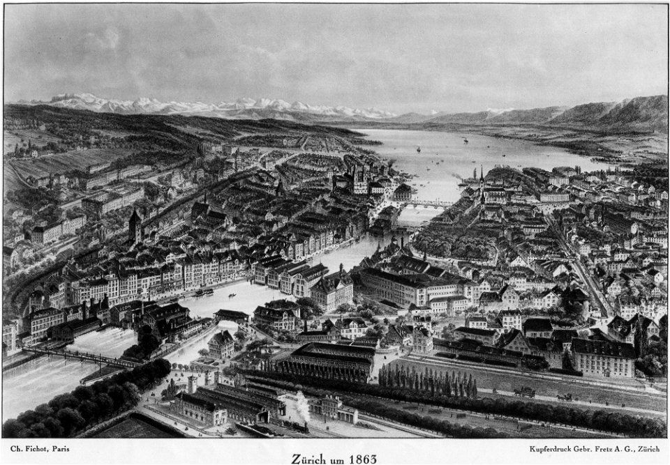 Zuerich 1863 sw