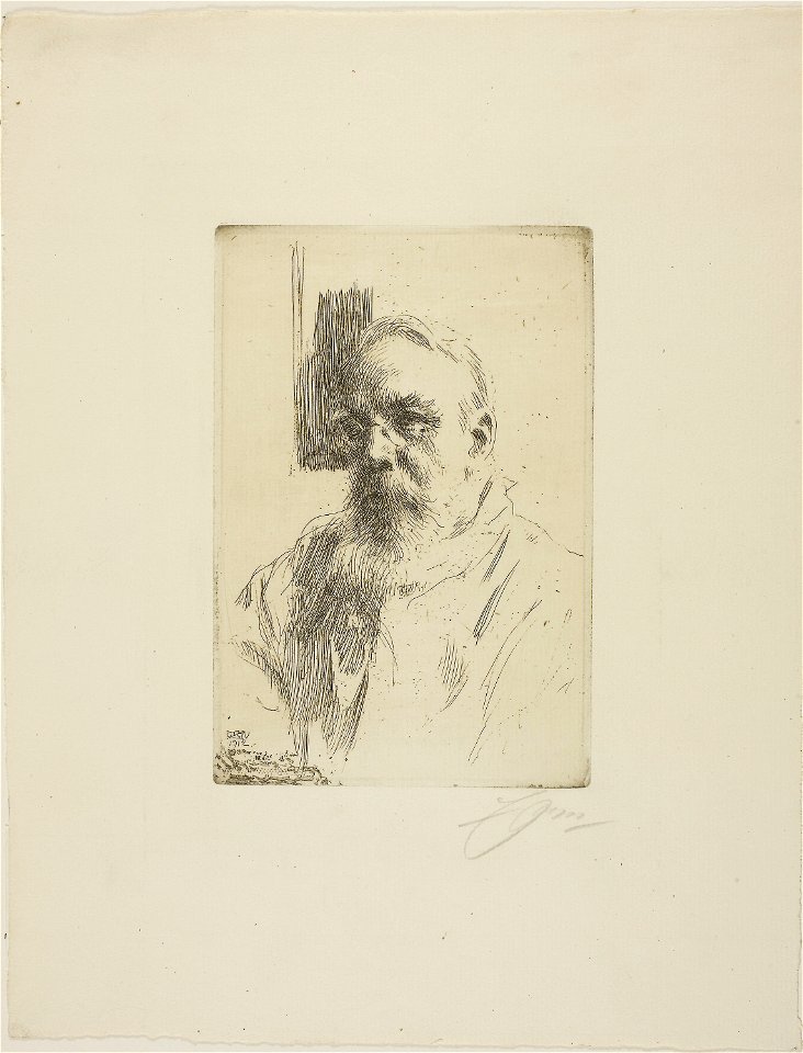 Zorn - Professor John Berg, 1927.2042