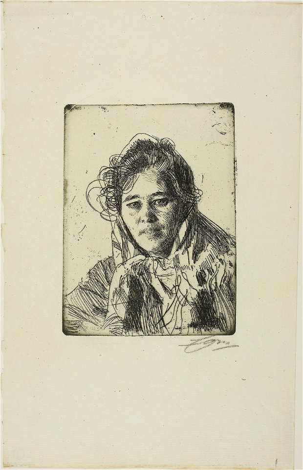 Zorn - Young Girl from Mora (Kråkberg’s Anna), 1927.1945