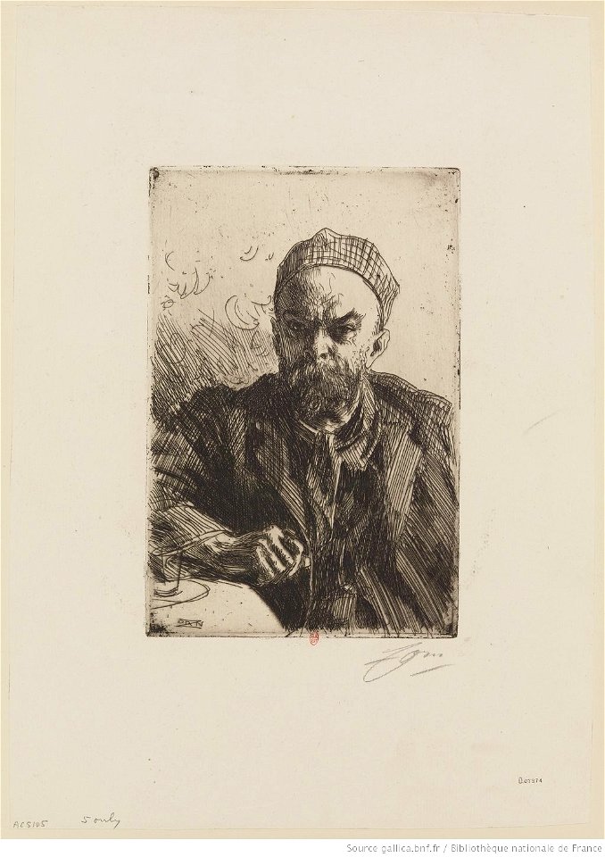 Zorn - Paul Verlaine, 1ère planche, 1ère état, btv1b10522774p
