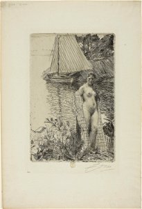 Zorn - My Model and my Boat, 1913.1006