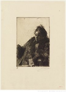Zorn - Mme Simon, 2e planche, 1er état, btv1b10522810s