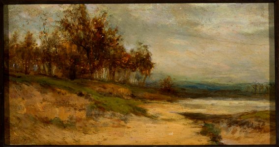 Zygmunt Sidorowicz - Landscape with a bunch of trees - MP 2593 MNW - National Museum in Warsaw