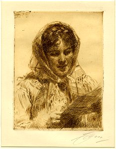 Zorn - The Letter, 1924,0826.10