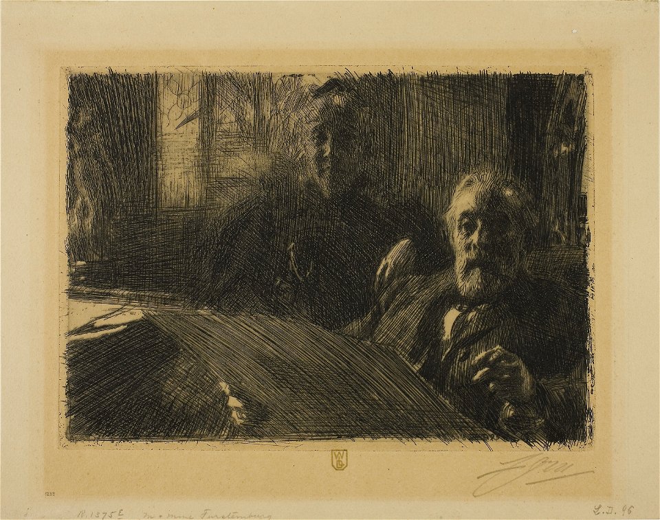 Zorn - Mr. and Mrs. Fürstenberg, 1913.1010