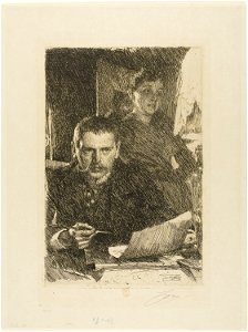 Zorn - Zorn and His Wife, 1913.987