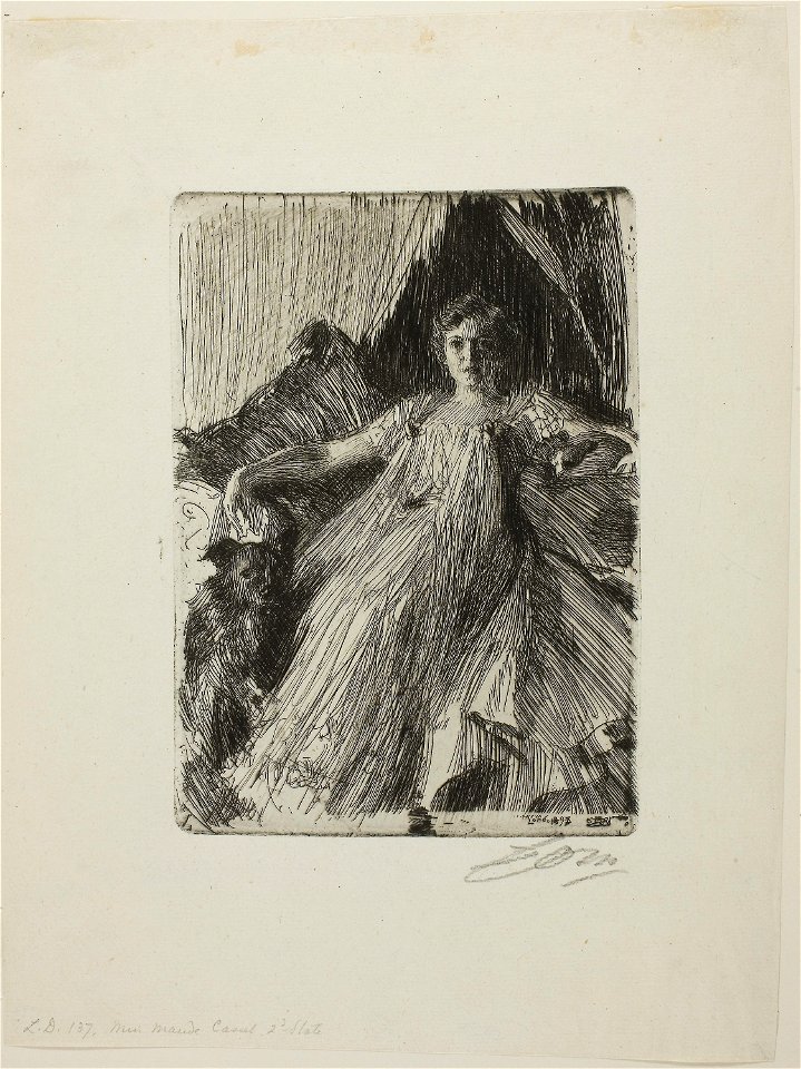 Zorn - Maud Cassel (Mrs. Ashley), 1927.1903
