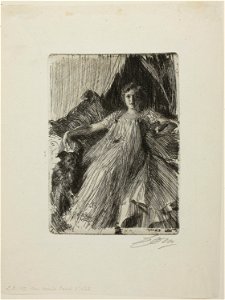 Zorn - Maud Cassel (Mrs. Ashley), 1927.1903