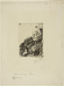 Zorn - Mme Georges May II, 1927.1821