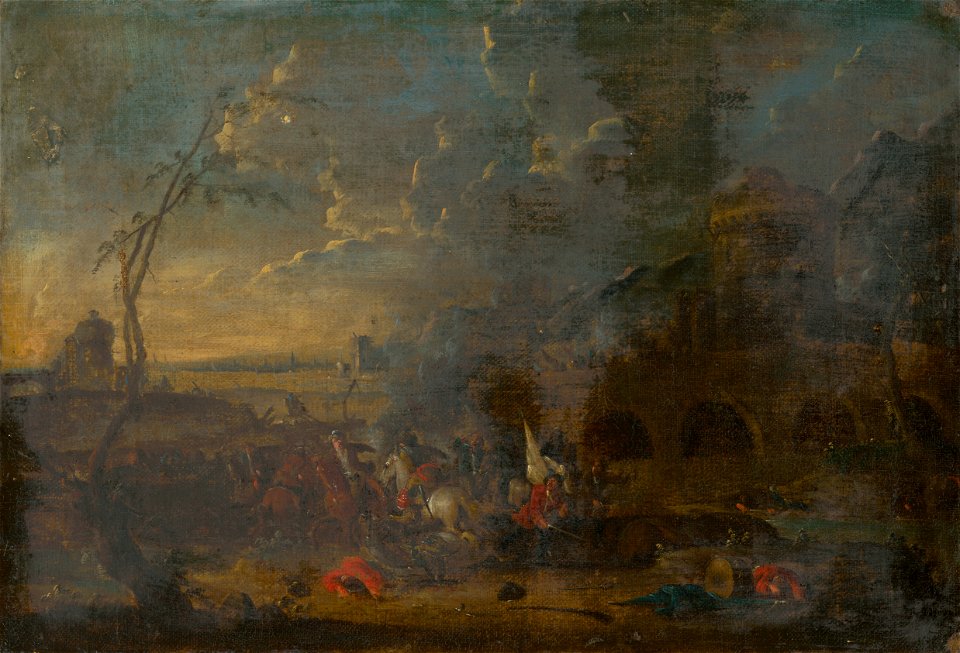 Západoeurópsky maliar z 18. storočia - Calvary Battle - O 2101 - Slovak National Gallery