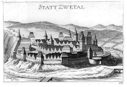 Zwettl im Waldviertel um 1672