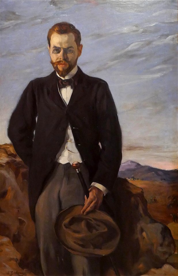 Ignacio Zuloaga-Portrait of Ivan Shchukin-Hermitage Museum