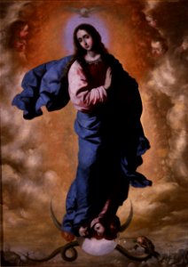 Zurbarán, Francisco de - The Inmaculate Conception - Google Art Project. Free illustration for personal and commercial use.
