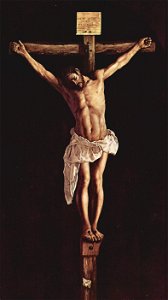 Francisco de Zurbarán - Crucifixion - The Art Institute of Chicago. Free illustration for personal and commercial use.