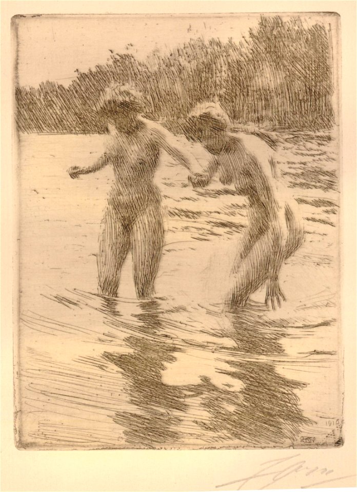 Zorn - Two Bathers, 1924,0826.6
