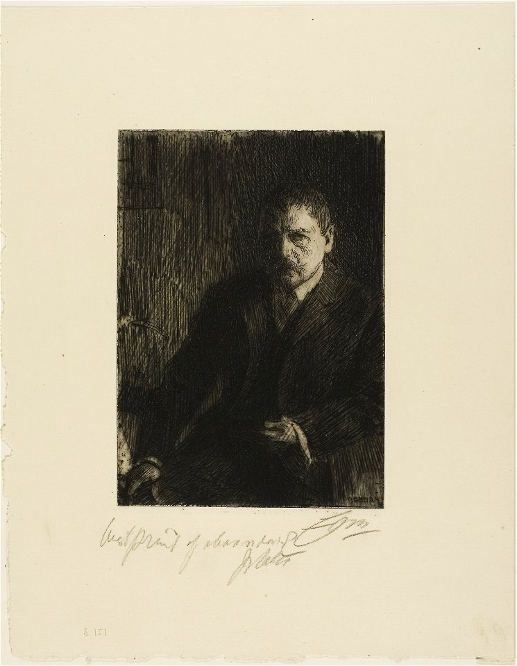 Zorn - Self-Portrait 1904 I, 1927.1961