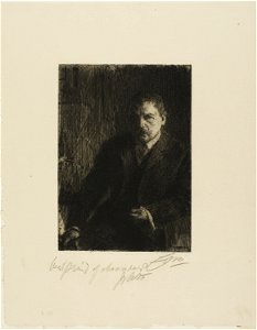 Zorn - Self-Portrait 1904 I, 1927.1961