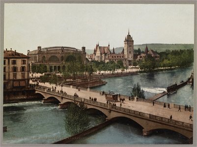 Zürich. Bahnhofbrücke & Landes Museum LCCN2017650156