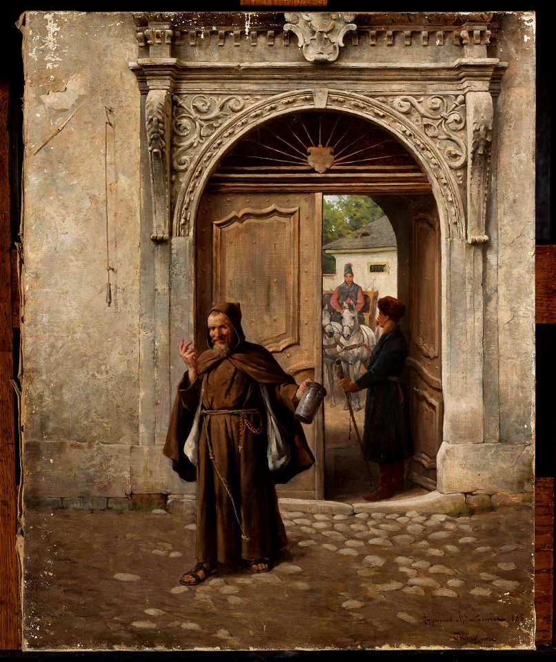 Zygmunt Ajdukiewicz - Generous alms - MP 1943 MNW - National Museum in Warsaw
