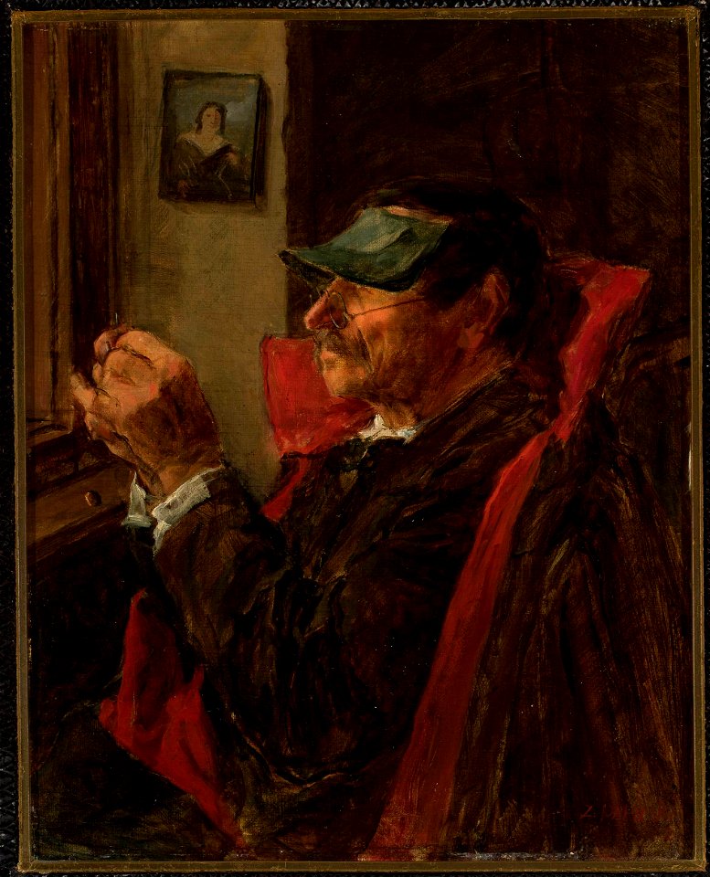 Zygmunt Papieski - Old bachelor - MP 2219 MNW - National Museum in Warsaw