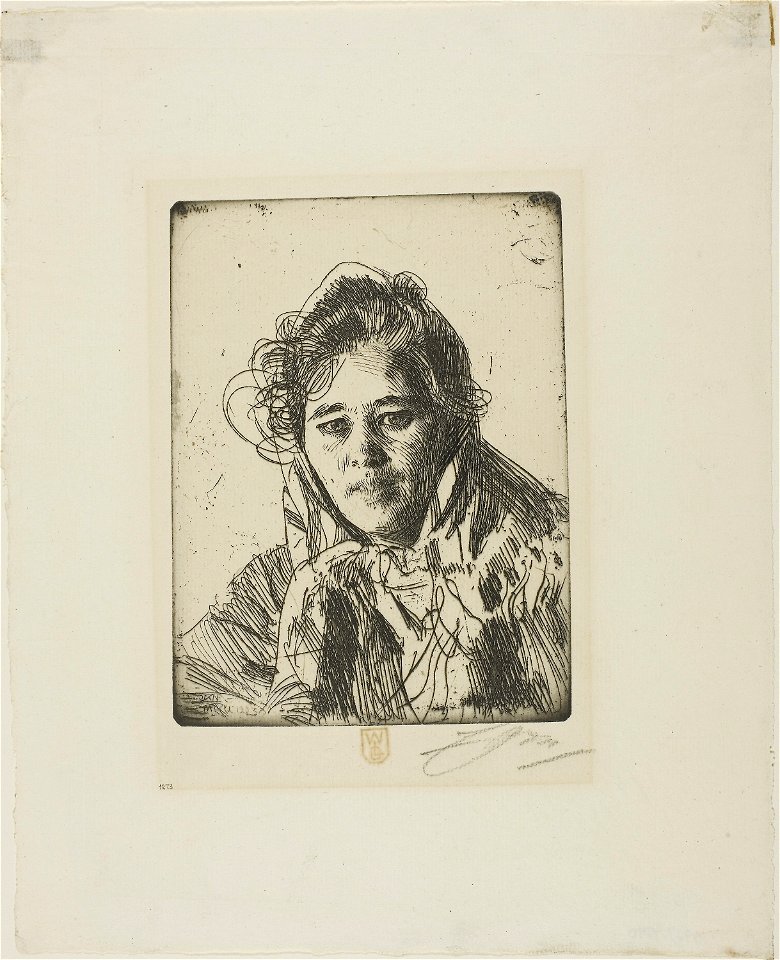 Zorn - Young Girl from Mora (Kråkberg’s Anna), 1913.1050