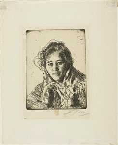 Zorn - Young Girl from Mora (Kråkberg’s Anna), 1913.1050