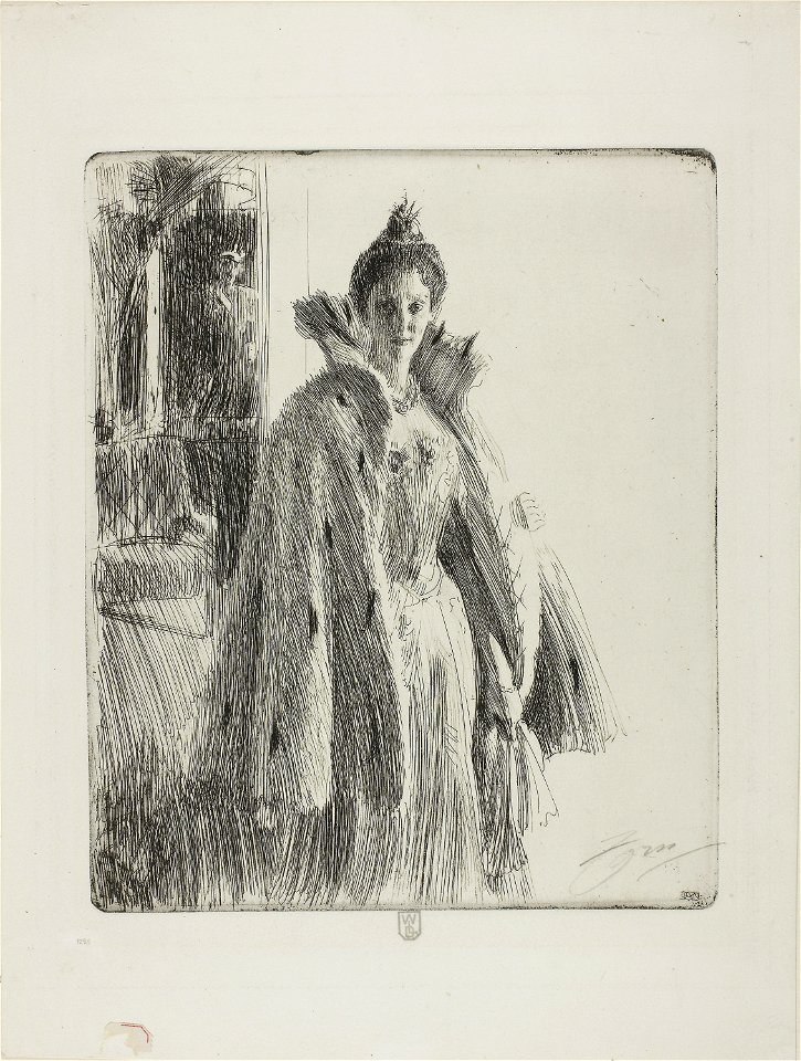 Zorn - H. R. H. Princess Ingeborg of Sweden II, 1913.1036