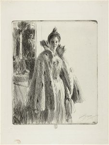 Zorn - H. R. H. Princess Ingeborg of Sweden II, 1913.1036