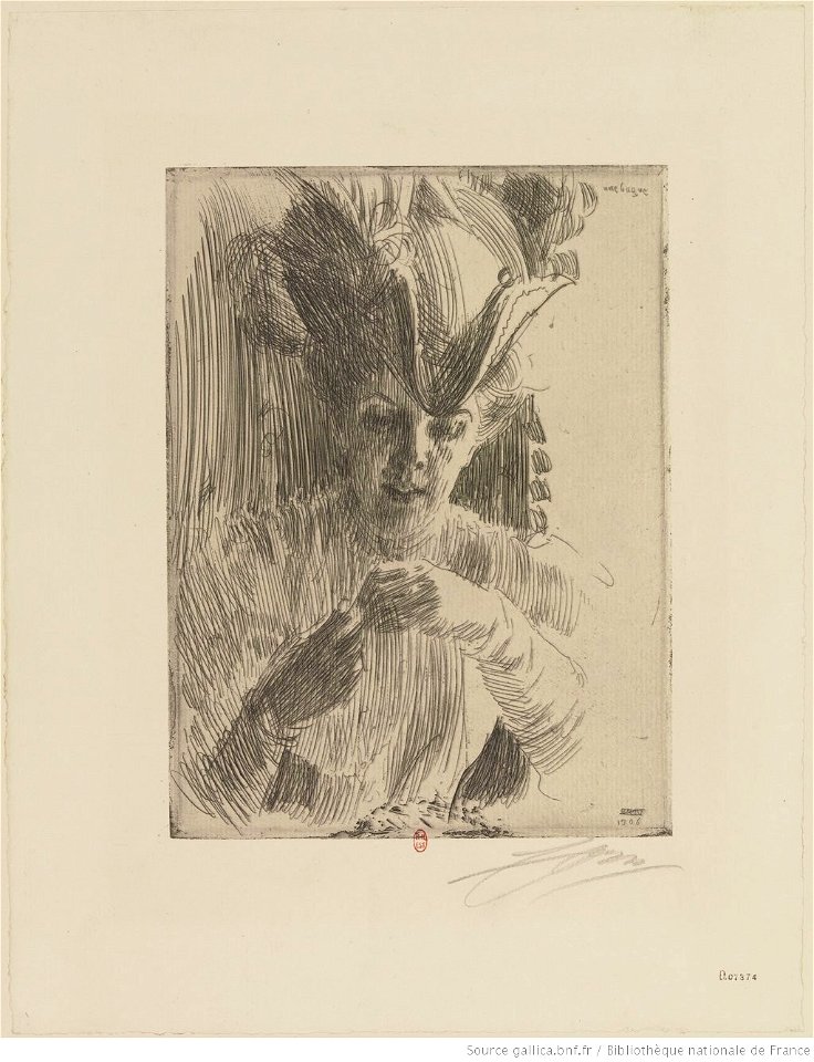 Zorn - Une bague, Mme Wentzel Hagelstam, 1er état, btv1b105229211