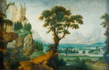 Zuidelijke Nederlanden - Landschap met jachtpartij - 0049 - Rijksmuseum Twenthe