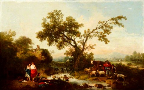 Francesco Zuccarelli (1702-1788) - Pastoral Capriccio - 1530078 - National Trust